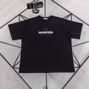 Balenciaga Black BB Logo UV Color Changing Tee Unisex